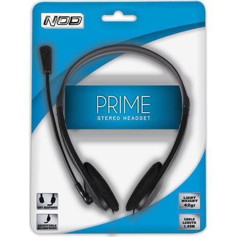 Ακουστικά Nod Prime Headset 2x3.5mm Μαύρο